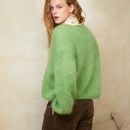 Sweter FACILE double wzór z włóczką