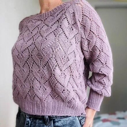 PinaKnit Lempicka Pullover wzór na druty z włóczką