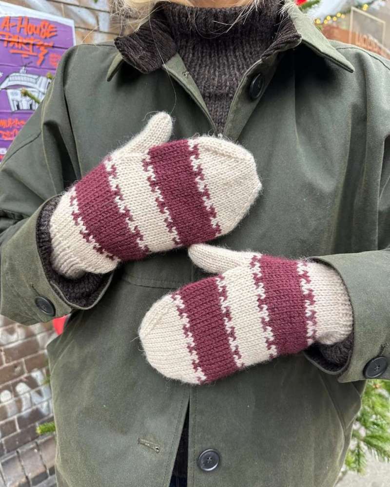 PetiteKnit Key Mittens wzór dziewiarski