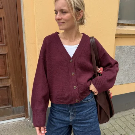 PetiteKnit Scarlet Cardigan wzór dziewiarski