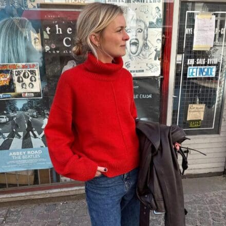 PetiteKnit Scarlet Sweater wzór dziewiarski