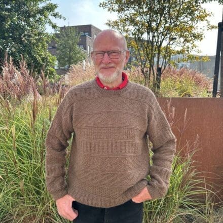 PetiteKnit Storm Sweater Man wzór dziewiarski