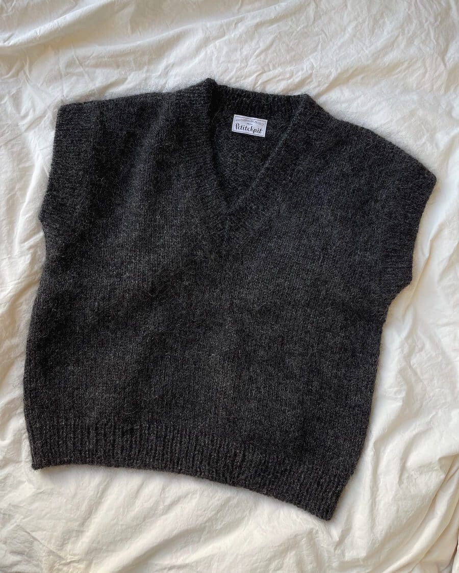 PetiteKnit Weekend Slipover V-Neck wzór na druty