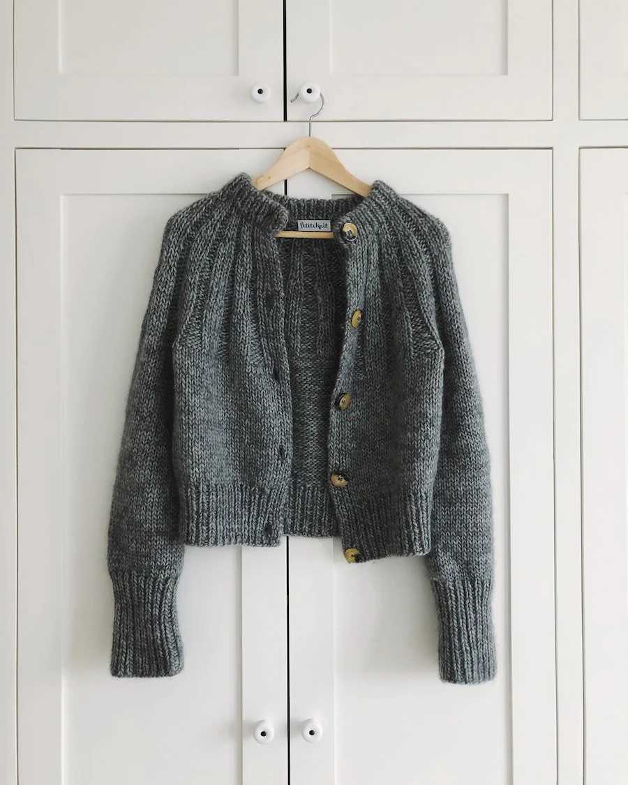 PetiteKnit wzory Sunday Cardigan