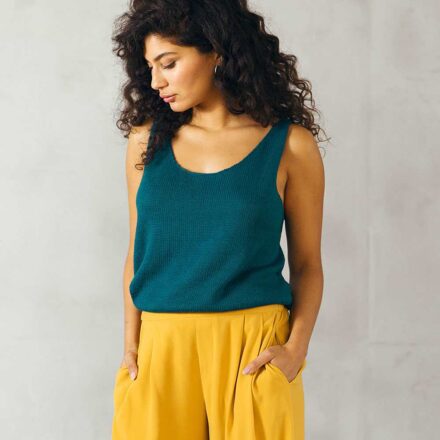 Top RENETA wzór z włóczką