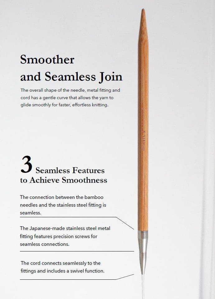 SeeKnit Koshitsu Curve (60249) 8 par 12,5 cm