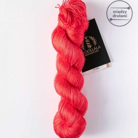 Włóczka Pure Silk Lace Carmine Red Woollala