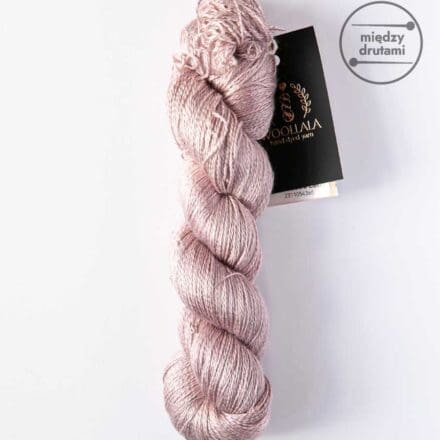 Włóczka Pure Silk Lace Lawendowe Latte Woollala