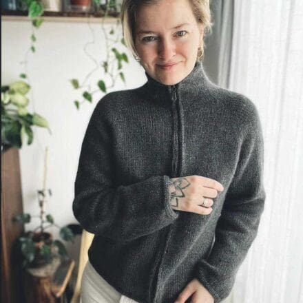 Yucca Zipper wzór z włóczką