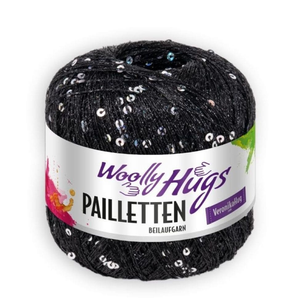 Włóczka z cekinami Woolly Hugs Pailletten