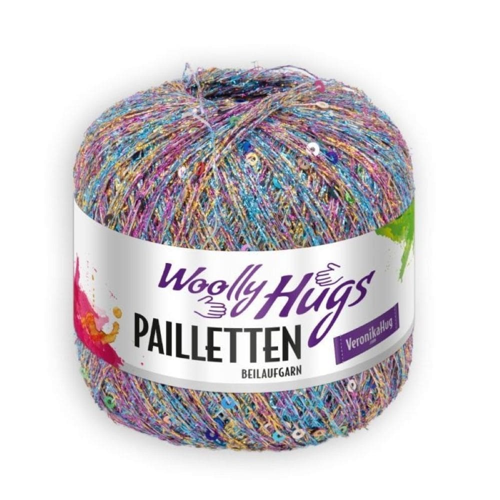 Włóczka z cekinami Woolly Hugs Pailletten